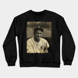 Lou Gehrig Legend in New York Yankees Crewneck Sweatshirt